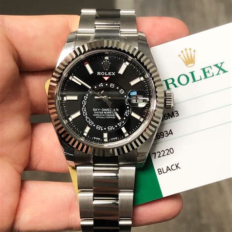 rolex black sky dweller|rolex occasion sky dweller.